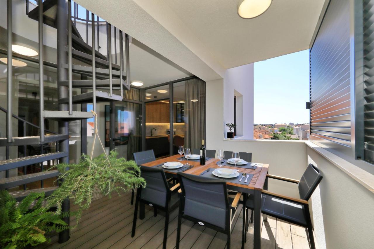 Penthouse Diem - Private Pool With Sea View ザダル エクステリア 写真