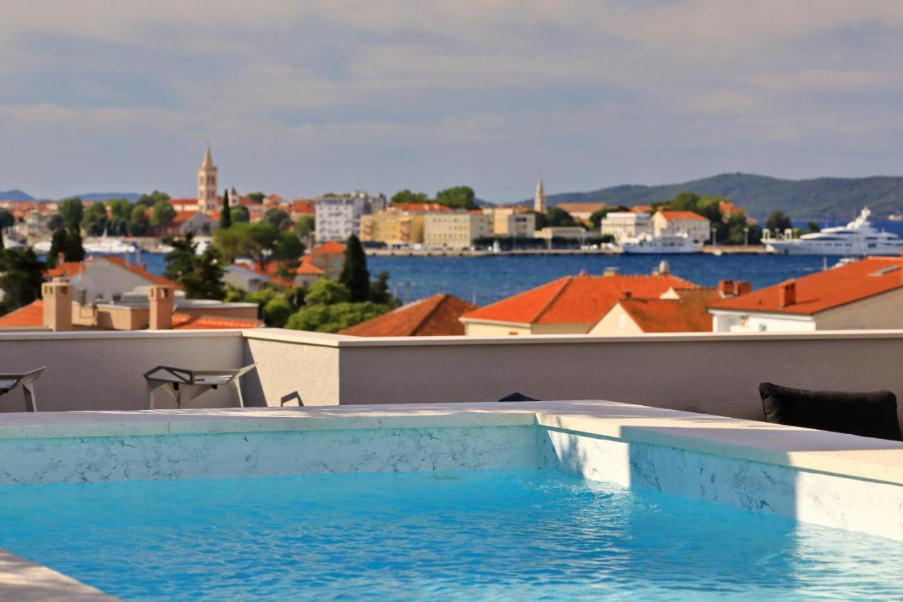Penthouse Diem - Private Pool With Sea View ザダル エクステリア 写真